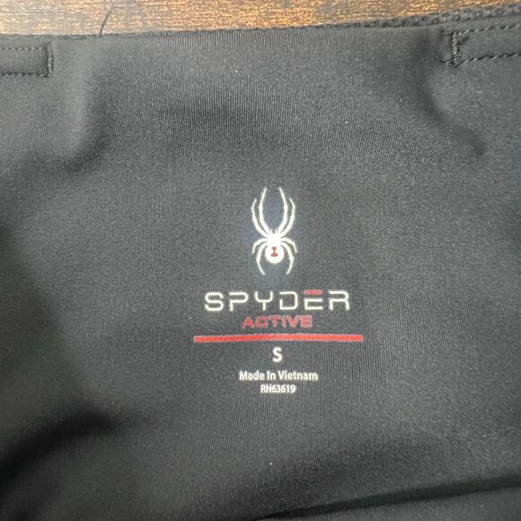 NWT Spyder Active Women's High-Waisted Leggings Base Layer Sz S Black Quick Dry - Picture 9 of 13